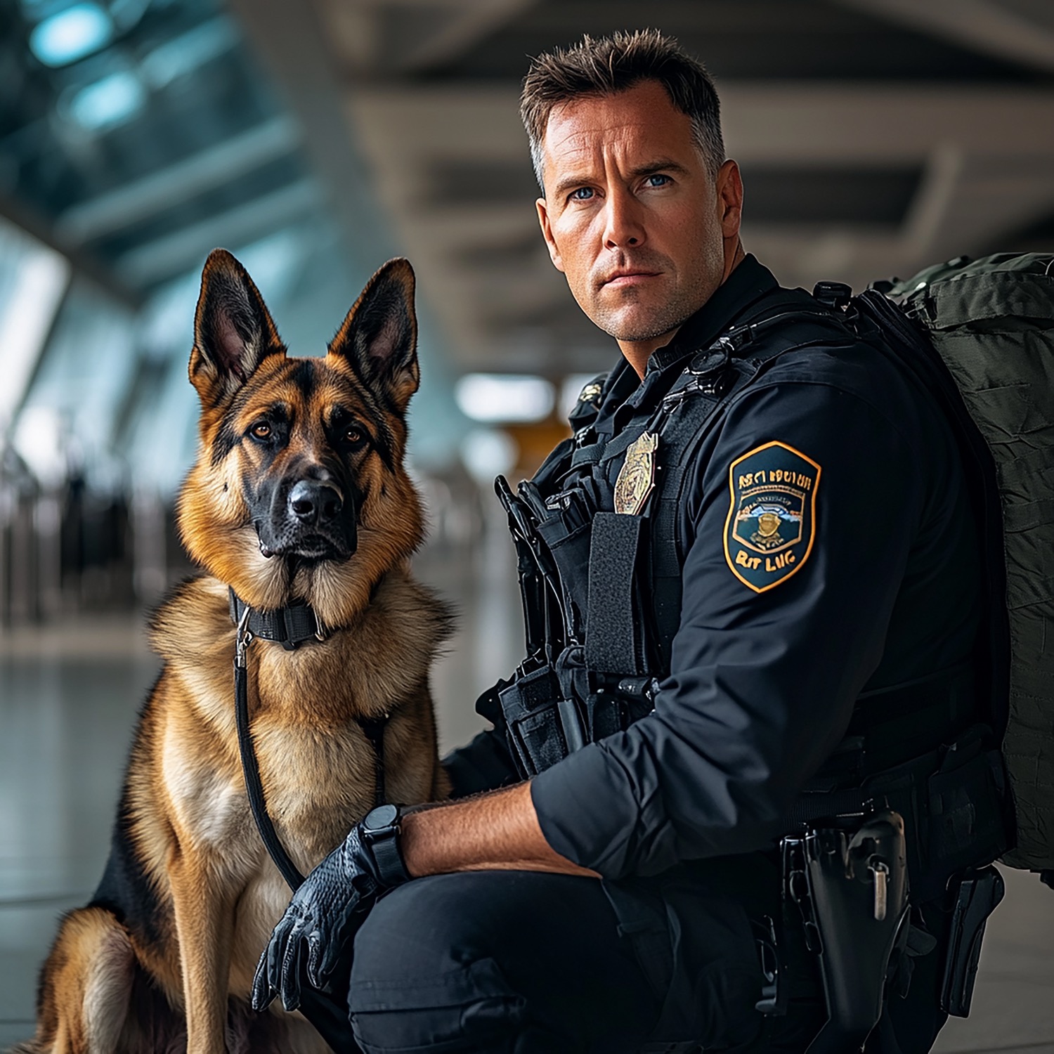 K-9 unit handler